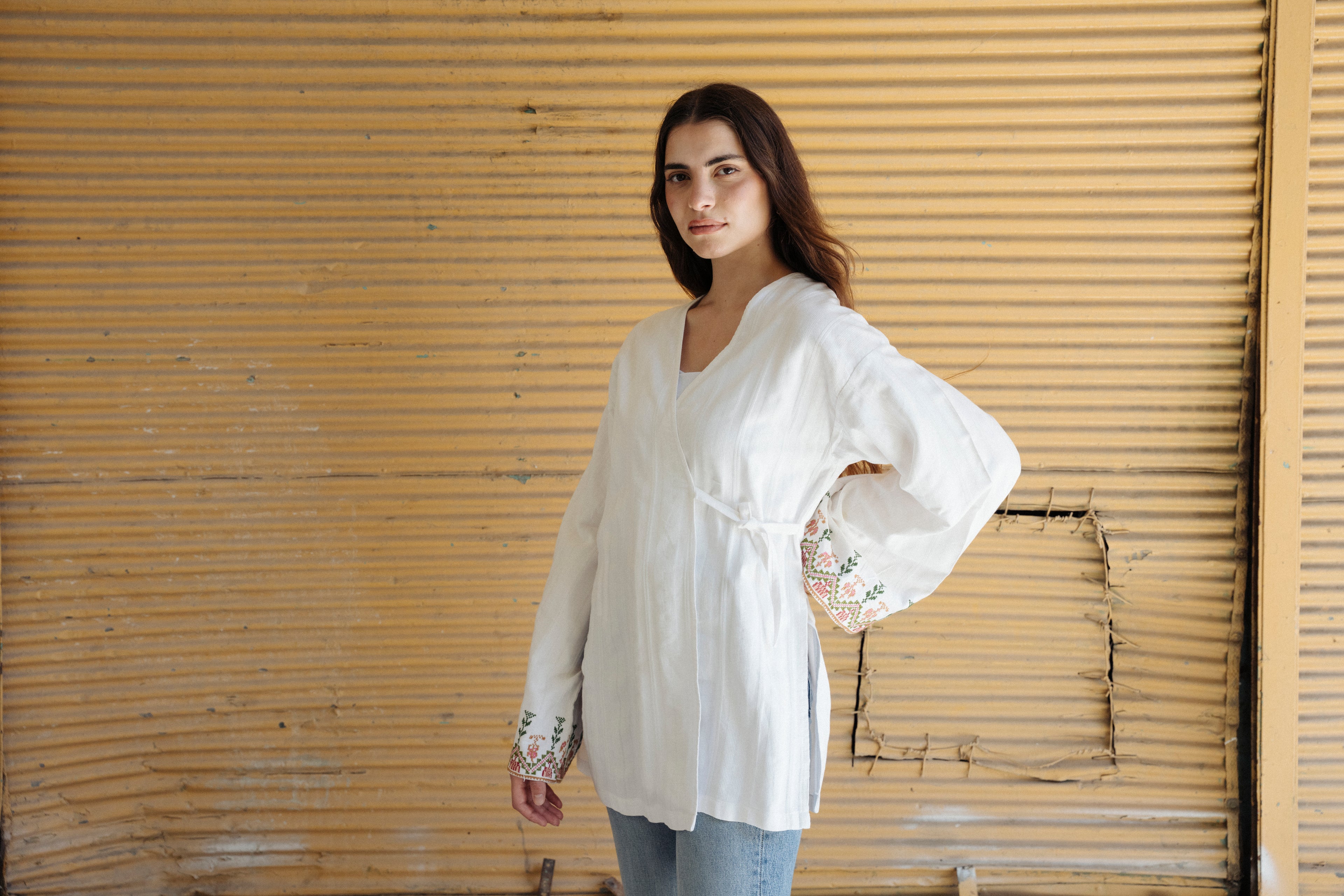 Linen kimono
