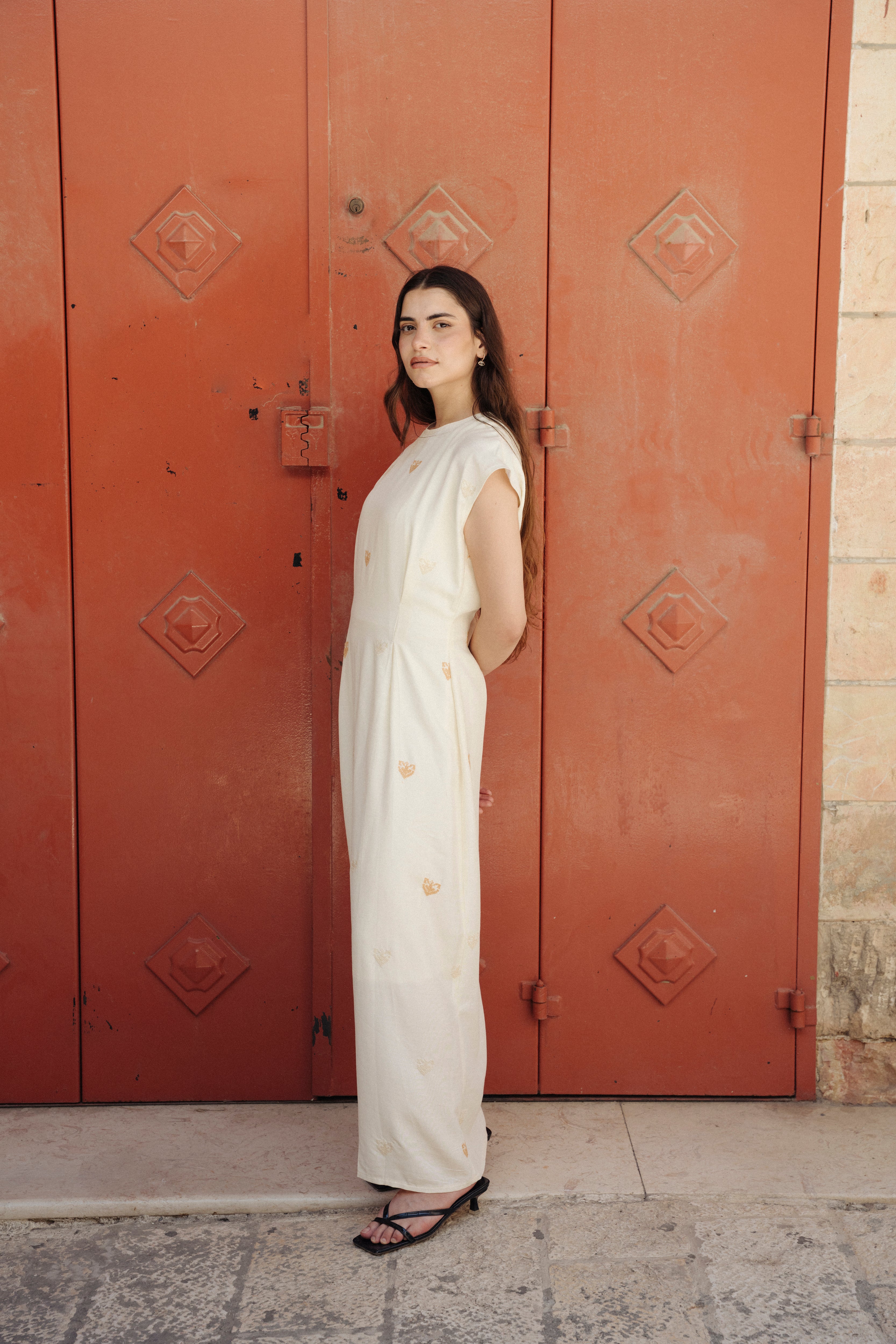 Light Linen Short Sleeve Dress